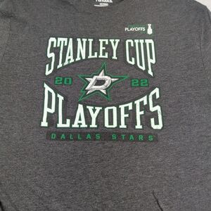 Dallas Stars 2022 Stanley Cup Playoffs Grey T-Shirt Fanatics XL